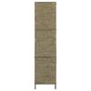 3 Panel Brown Room Divider 116 * 160 cm Wicker (Water Hyacinth)