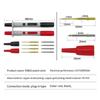 P8003 Multimeter Probes with Replaceable Gold Needles for Precise Electrical Testing Including Voltage and Current