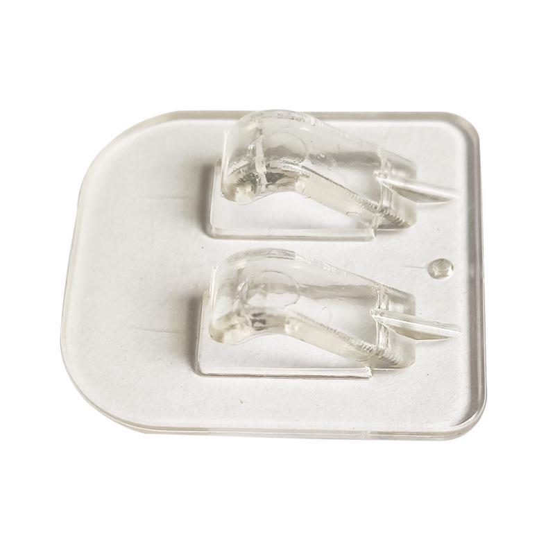 Claw Buckle No-Trace Adhesive Hook for Kitchen & Bathroom - Strong, Transparent, Punch-Free Storage Solution