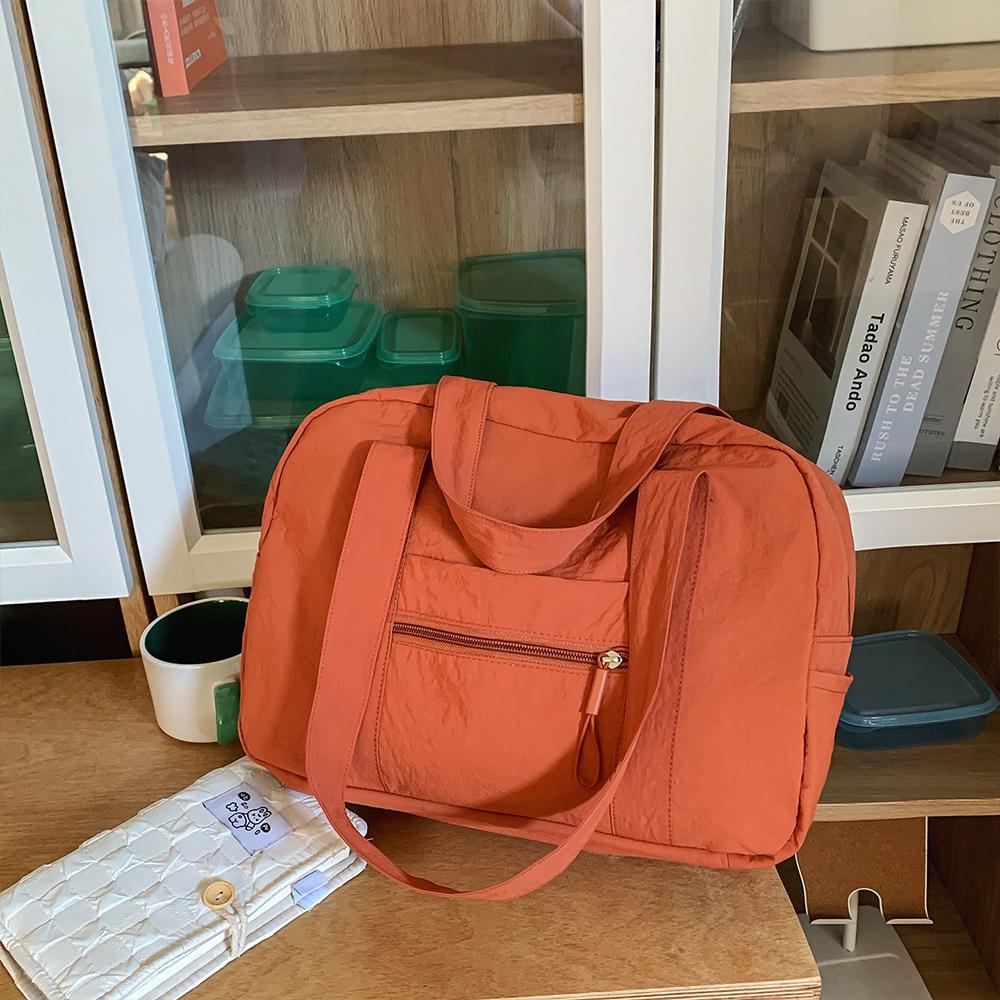 

Large Capacity Nyl Bag Women s New Fashi Casual One-Shoulder Travel Luggage College Commuter Tote Bag