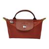 Le Pliage Green 17 Kurzer Griff Faltbare Canvas-Tragetasche Klein Damen-Tragetaschen Braun 34175919404