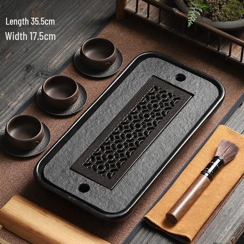 

Wujinshi Stone Tea Tray with Drainage