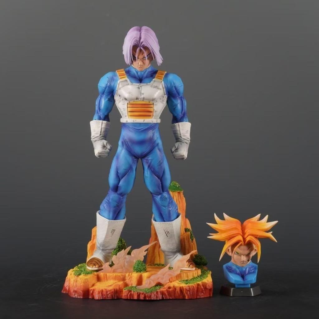 Anime Dragon Ball Z 28cm Trunks Figure Battle Dress Action Figures PVC Statue Model Collection Toys For Gifts