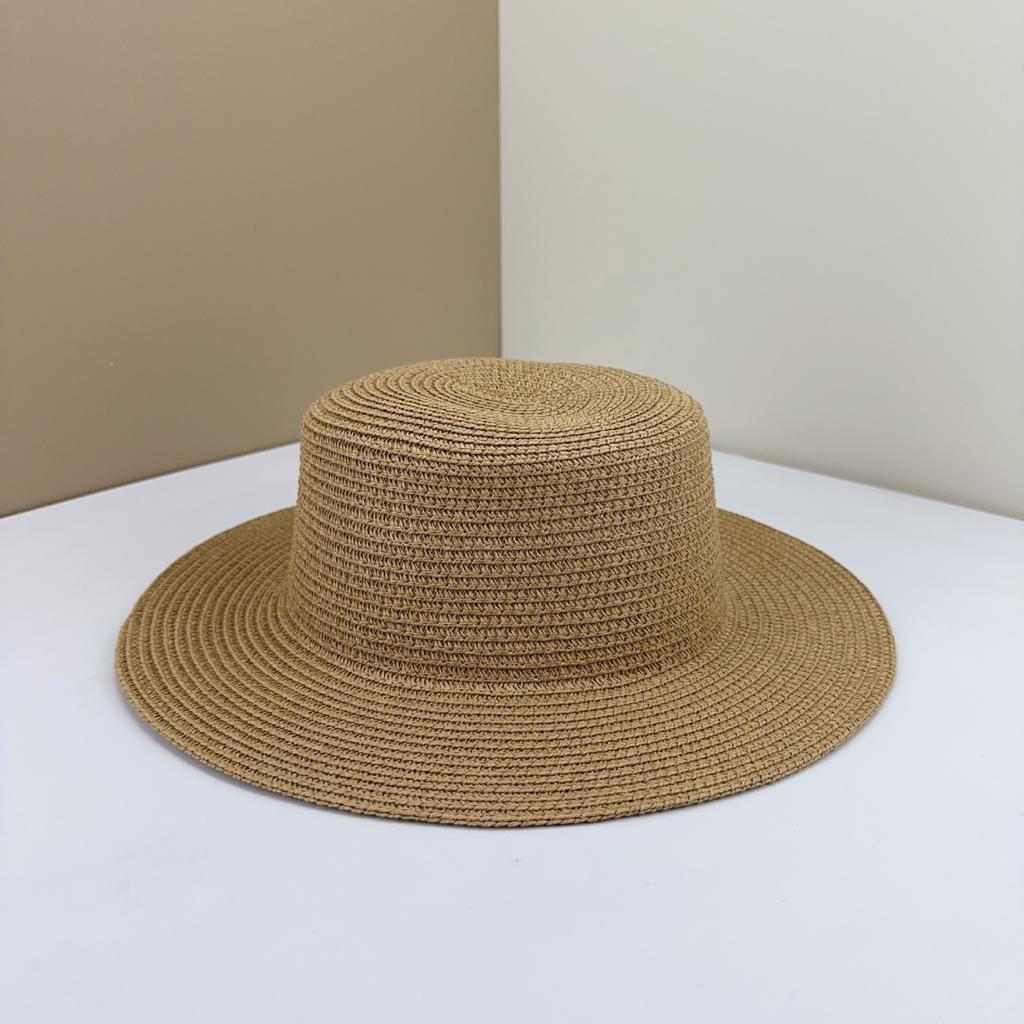 Straw Hat DIY Material Handmade Hat Embryo Sunshade Sunscreen Hat Team Building Activity Flat Brim Round Edge Woven Basin Hat