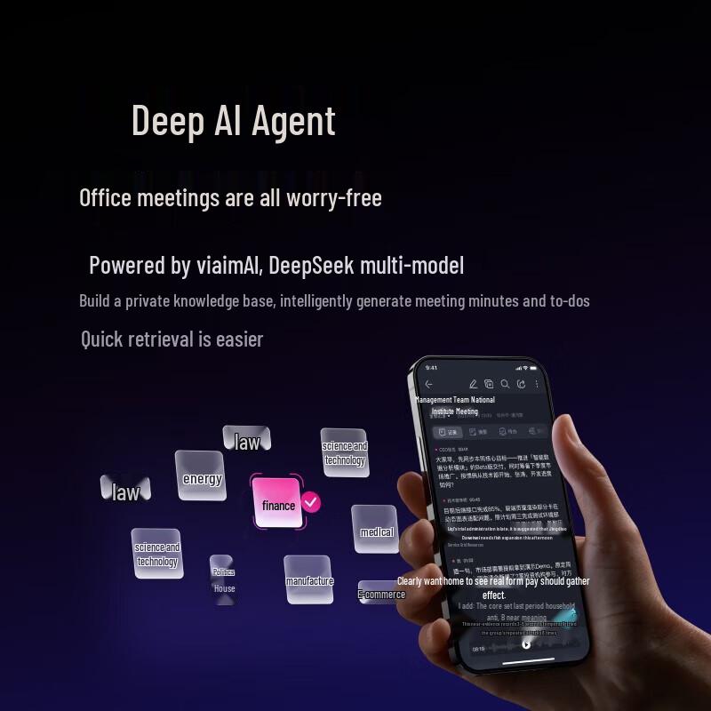 iFLYTEK AI Meeting Noise-Cancelling Wireless Bluetooth Earphones Pro 3