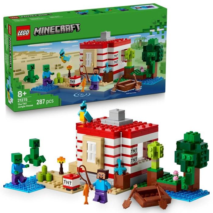 LEGO Minecraft TNT Дом в джунглях 21275, Разноцветный