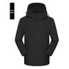 Unisex Windproof Hooded Windbreaker: Custom Printed Outdoor Jacket for Team Building, Class and School Uniforms