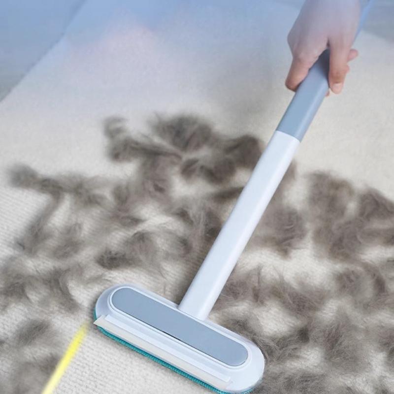 Multiuse Pet Hair Remover Brush Dog Hair Removal Brush with Adjustable Handle Efficient Pet Hair Removing Tool 3in1