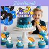 Space Explorer Cake Decorations With Rocket Inserts For Celebration Event