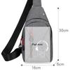 Men's and Women's Crossbody Bag Outdoor Sports Running Glow-in-the-dark Bag Casual Men's and Women's Chest Bag