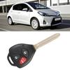 Replacement Smart Car Key Fob Remote for 2007-2013 with 3 Buttons Black Case MOZB41TG 4D-67
