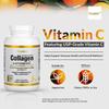 Protein, vitamin C, sodium, Hair Skin Nails Supplements, 120 Capsules