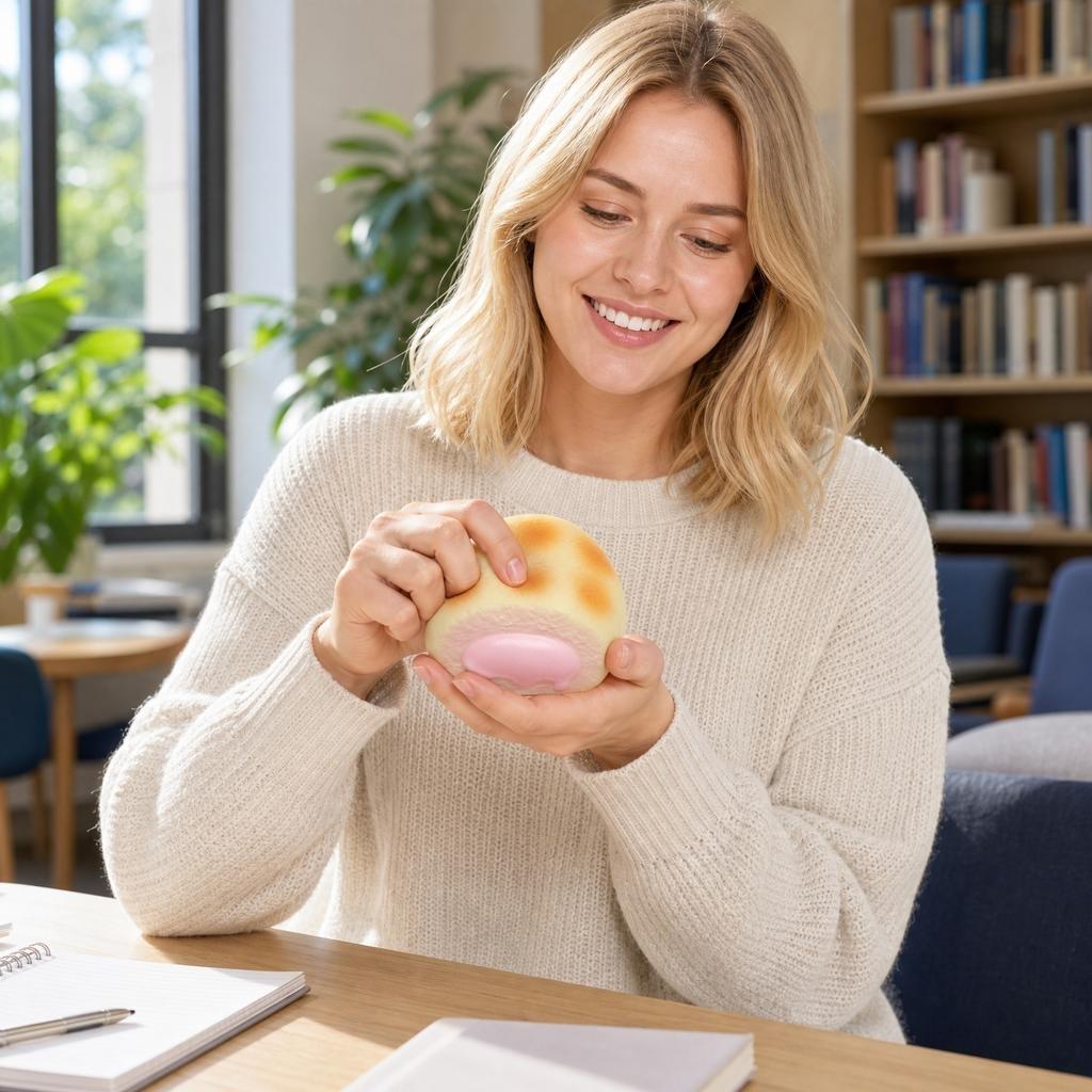 Giocattolo Spremibile a Lenta Risalita per Sollievo dallo Stress e Gioco Sensoriale Morbida Schiuma PU Novità Accessorio Decompressione per Bambini e Adulti