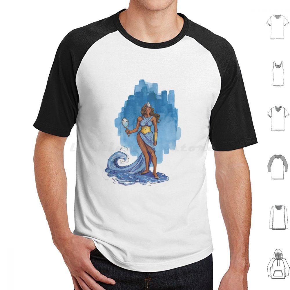 Yemanja Queen Of The Waters T Shirt 6xl Cotton Cool Tee Yemanja Iemanjá Sea Water River Ocean Blue Ioruba Candomble Orixa