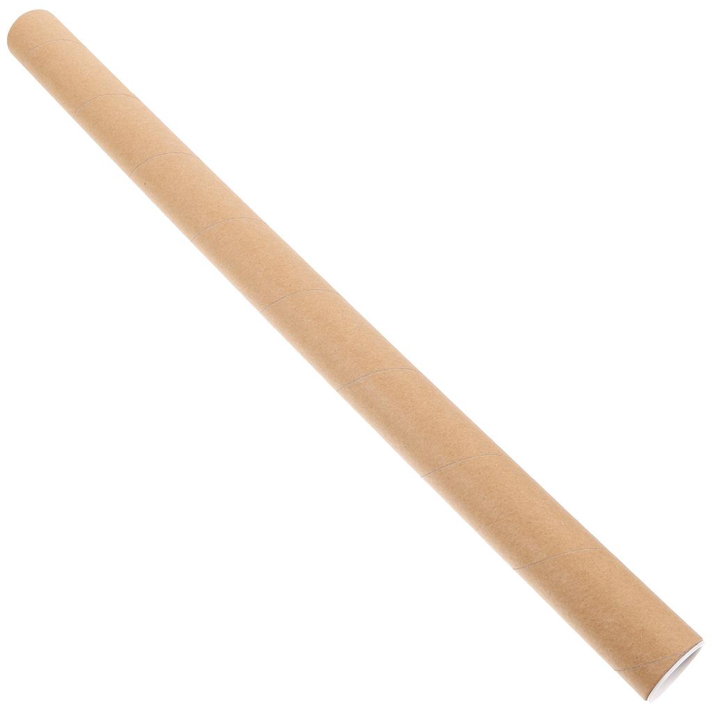 Round Paper Poster Tube Extra Long Strong Cylindrical Container for Storing Blueprints Designs Paintings Crease Proof Structure