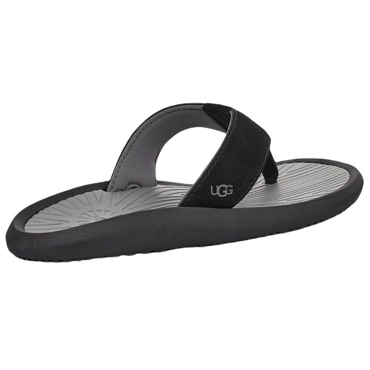 UGG Brookside 2 Flip Simple Fashion Slippers Men Slippers Black 1124894-BLK