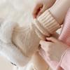 5/10 Pairs Casual Thickened Socks for Women Winter Ultra Thick Fleece Lined Socks Winter Cold Resistant Wool Socks for Women Home Warmth Floor Socks