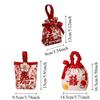 Flower Festive Sugar Bag Storage Korean Style Chinese Wedding Candy Bag Jewelry Packing Bag Drawstring Bow Wrist Hand Bag