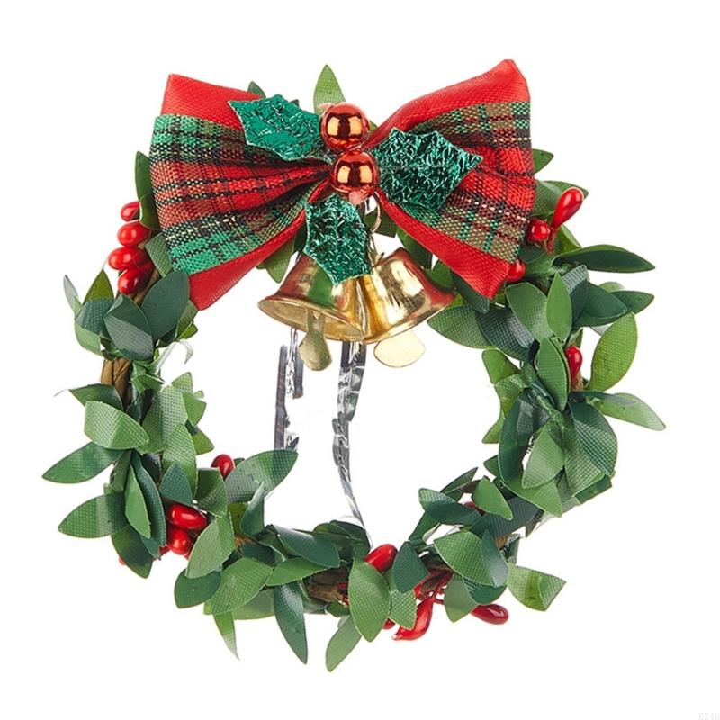 KX4B Pack of 10 Christmas Celebration Decors Flower Bowknot Gift Box Embellishment