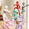(Unassembly)T13 Action Figures, Magical Girl Titan 13 Action Figure, Multi-Jointed Movable Figure, Lucky 13 Robot, Dummy T-13 Desktop Decorations