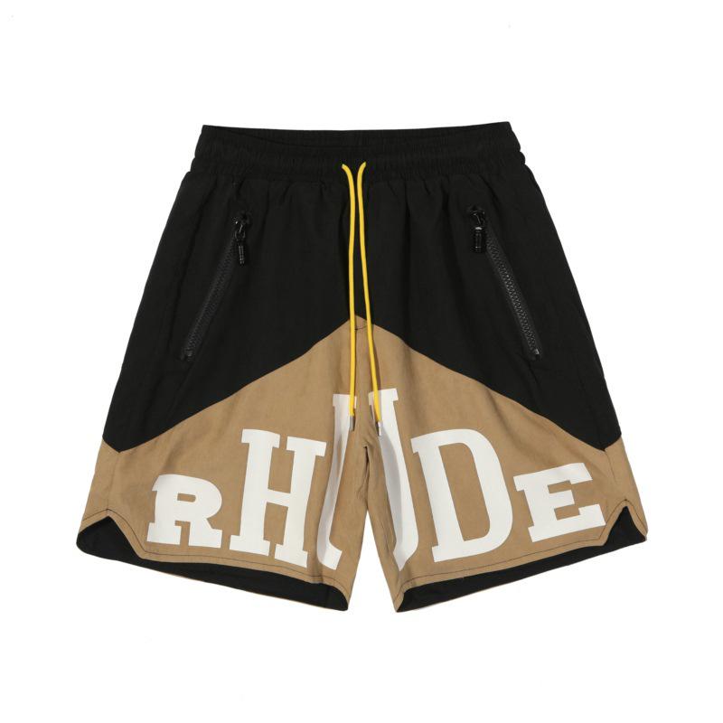 RHUDE Retro Marlboro Patchwork Striped Men's Five-Point Sports Shorts