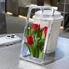 Tulpenblumen-Telefonhülle für iPhone 11 Hülle für iPhone 14 Pro Max 13 12 Pro Max XR XS Max X 7 8 14 Plus SE Stoßfeste transparente Abdeckung