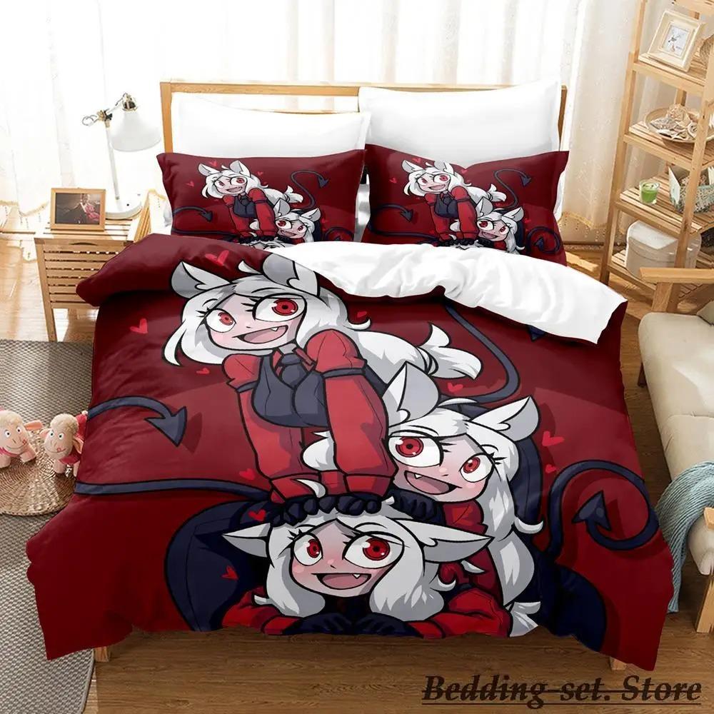 Helltaker Anime Bedding Set Single Twin Full Queen King Size Duvet Cover for Adult Kid Bedroom