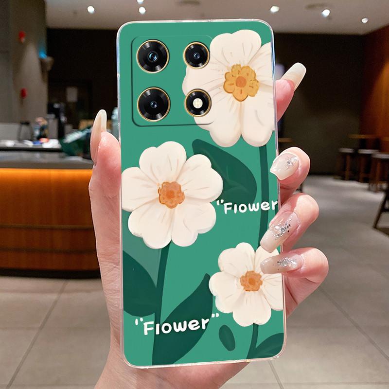 For Infinix Note 30 Pro Cases Note 30 VIP Flower Phone Cover Bumper For Infinix Note 30 5G X6711 Note30 4G Soft Silicon TPU Case
