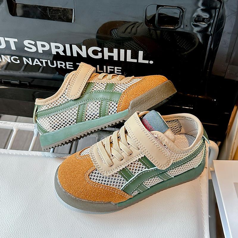 

Children s net shoes 2025 new summer breathable boys Forrest Gump shoes single net casual net girls sports shoes summer 25 хаки