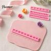Clay Petal Tools 6Pcs Polymer Flower Cutter, 6 Shapes 3D Making DIY Jewelry Tool, Handmade Plastic Crafting for Lovers Craft Supplies