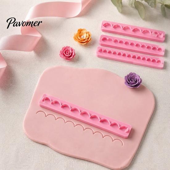 Clay Petal Tools 6Pcs Polymer Flower Cutter, 6 Shapes 3D Making DIY Jewelry Tool, Handmade Plastic Crafting for Lovers Craft Supplies