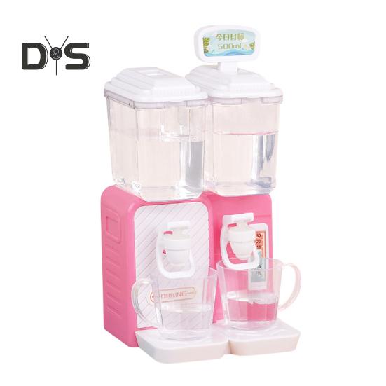 

Милый мини-кувшин для воды, игрушечный симулятор, кулер для воды, мультяшный кухонный питьевой фонтанчик, детские игровые домики с отдельными резервуарами розовый