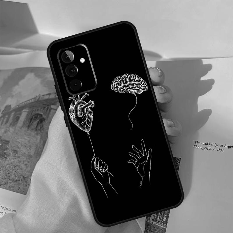 Medical Human Organs Brain Case For Samsung Galaxy A54 A34 A14 A06 A16 A26 A36 A56 A12 A32 A52 A13 A33 A53 A15 A35 A55