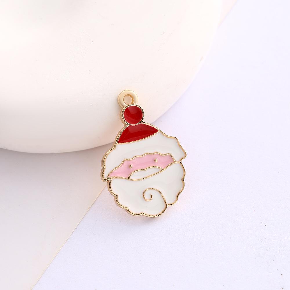 Alloy Drip Cartoon Santa Snowman Bells Diy Bracelet Pendant Pendant Accessories