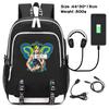Jojo's Fantastic Adventure School Bag Anime Peripheral Backpack Schoolgirl Canvas Oxford Backpack