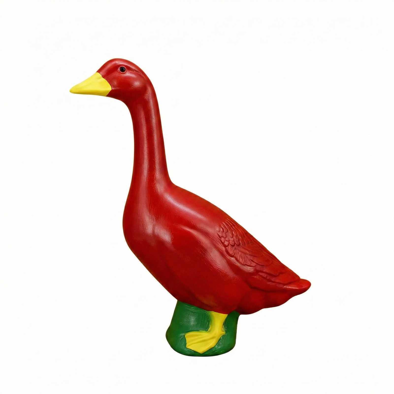 

Outdoor Animal Ornaments Resin Craftsmanship Rockery Pool Landscaping Courtyard Garden Decoration One Size червоний