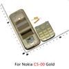 For Nokia 6300 C3 C3-00 C5 C5-00 6303 Battery Back Cover Front Keyboard Housing Case