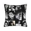 Pillow Cover Lively Michael Jackson Crowd Collage  Retro Trendy Pillow Case For Chair Sofa Home Decor Pillowcases