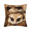 Pillow Case Adult Meerkat Holding Baby Meerkat Comfy  Pillow Cover For Sofa Car Home Decor Vintage Pillowcases