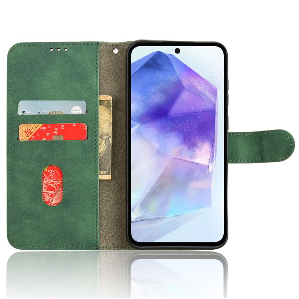 

For Samsung Galaxy A35 5G Leather Case Flip Phone Cover with Wallet Stand Brown