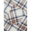 Levis Casual Plaid Comfortable Loose Fit Long Sleeve Shirt Men shirts Blue Brown 001XM-0001