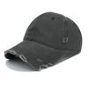 Ripped Brim Hole Baseball Cap Adjustable Sunscreen Hats Fashion Baseball Hats  For Man Women Unisex