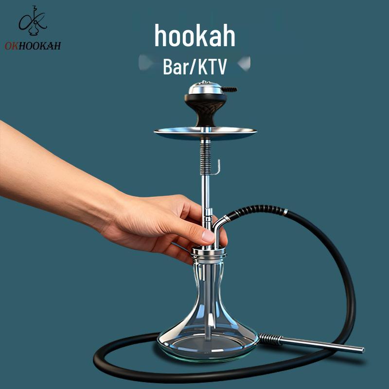 Large Single-Tube Hookah for Bars & Lounges