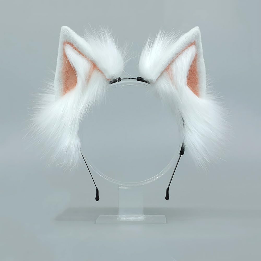 [GUFER] Cat Ears & Fox Ears Headband - Cat Ear Headband, Animal Ears, Fox Ear Headband, Cosplay, Costume, Disguise, Halloween, School Festival,