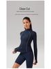 Women's Quick Dry Slim Fit Long Sleeve Fitness Jacket for Outdoor Running, Yoga, and Training