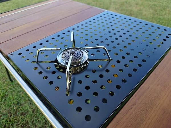 Snow Peak Hanging Plate for Single Burner SOTO Burner ST310 (Compatible with Snow Peak IGT Slim Table)