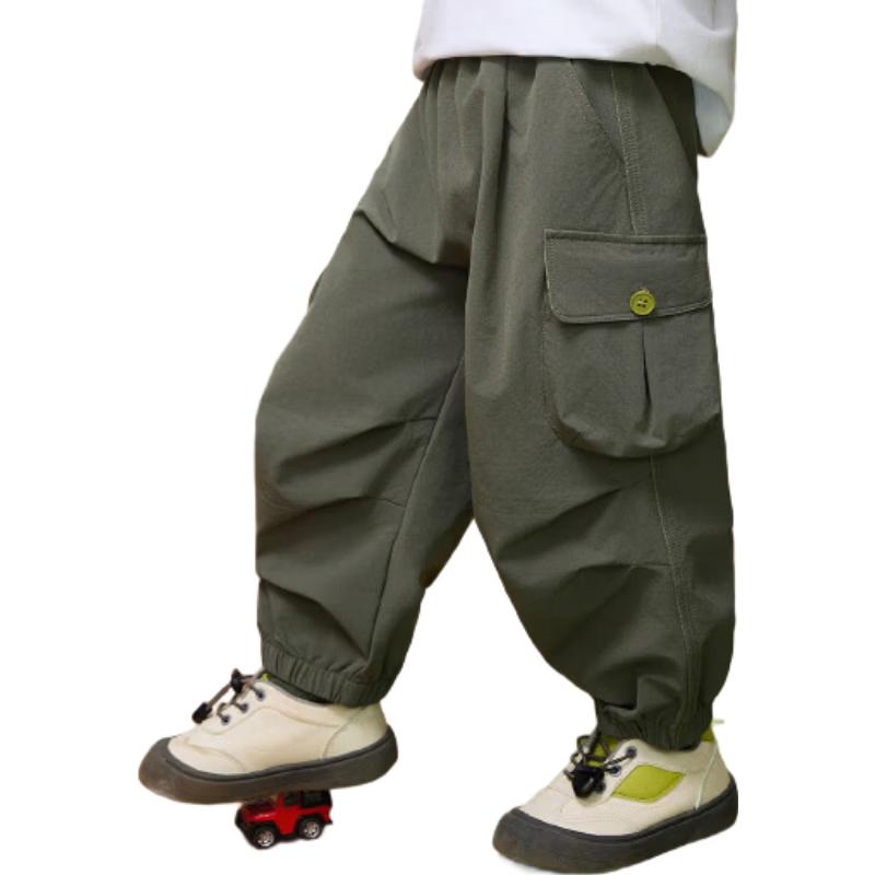 ASK JUNIOR Boys  Sports Cargo Parachute Pants M