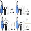 1 Set Metal Riveter Comfortable Grip High Hardness Anti-slip Handle Effortless Alloy Steel High Strength Electric Riveter Workshop