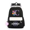 Large Capacity Schoolbag with Shoulder Strap; Student Three-piece Pencil Case Set