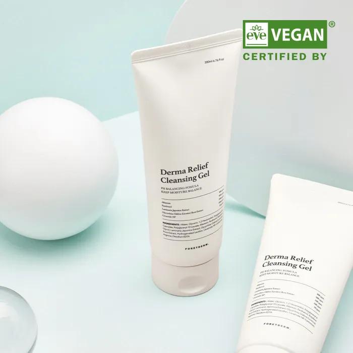 Derma Relief Vegan Mildly Acidic Cleansing Gel 200ml